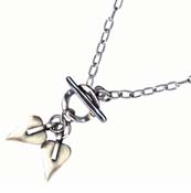 Danon Small Double Heart Necklace N4663 - £50.00