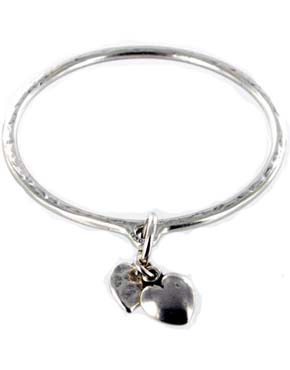 Danon Double Heart Bangle B3593S