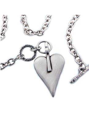 Danon Chunky heart Necklace N4471