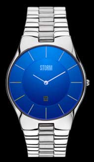 Storm Watch - Mens Slim X XL Blue
